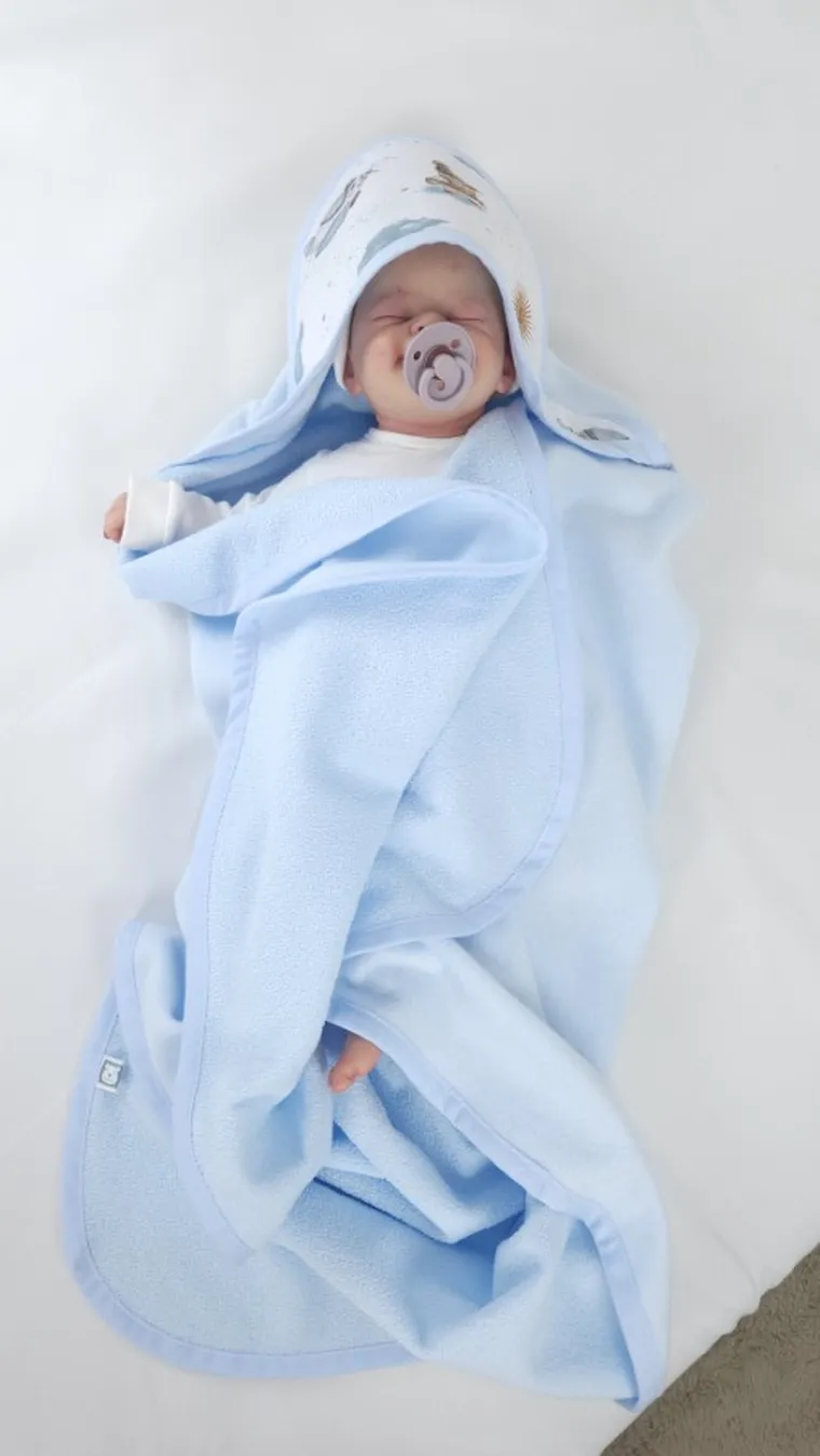 MimiNu, Ursuleti, halat de baie, termofrotte, albastru