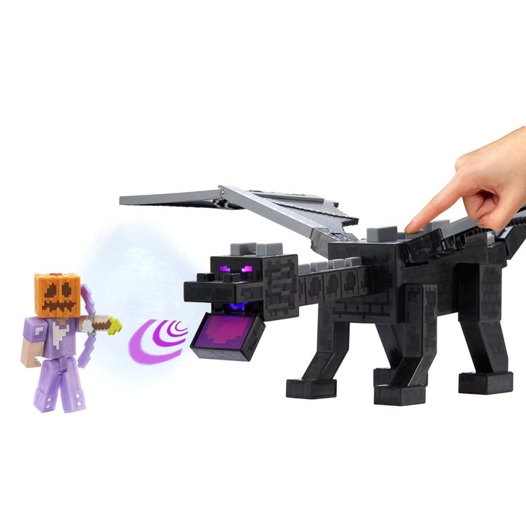 Minecraft, End Dragon, set de joaca, lumini, sunete si ceata