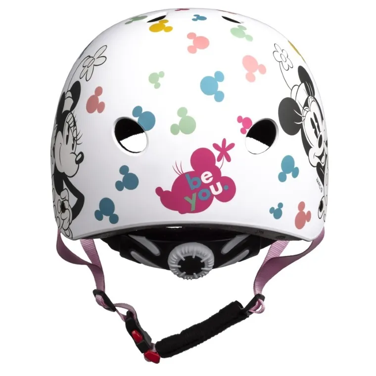 Minnie Mouse, casca de bicicleta, alb, 54-58 cm