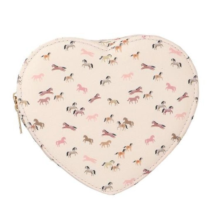 Miss Melody, Blossom Pony, cutie pentru bijuterii cu oglinda, 14-16-6cm