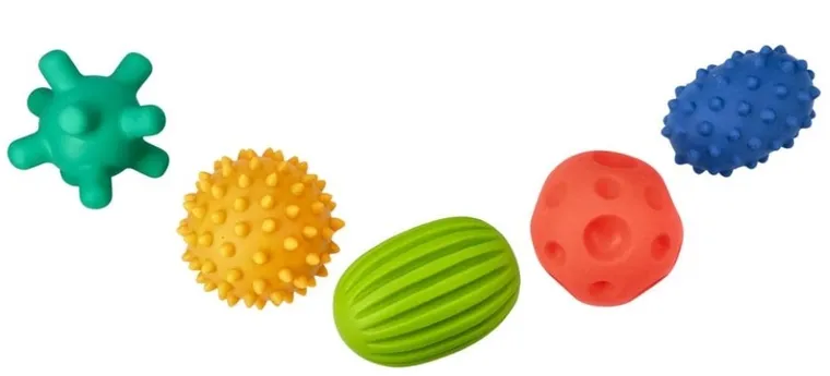 Mom's Care, mingii senzoriale culori pastelate, 5 buc.