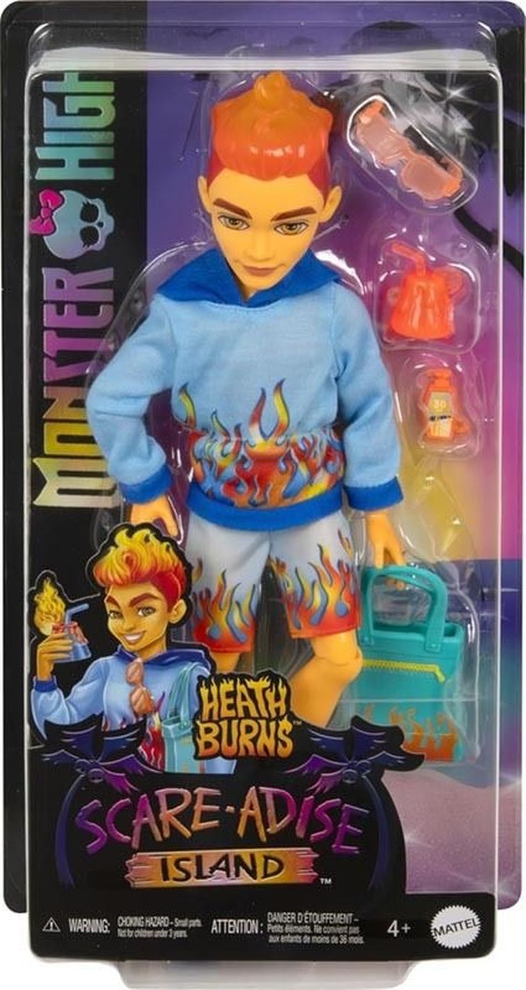 Monster High, Heath Burns, papusa