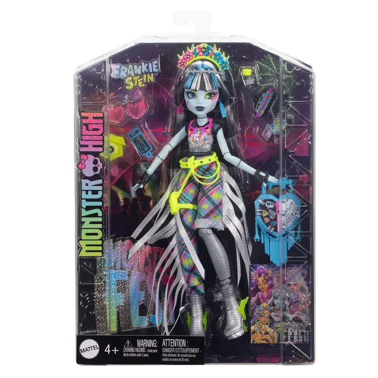 Monster High, Monster Fest, papusa Frankie Stein cu accesorii
