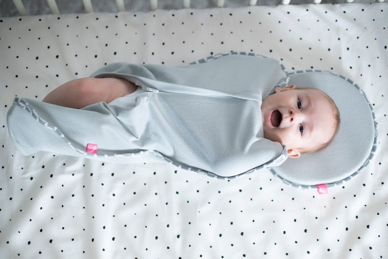 Motherhood, Invelitoare Zip&Swaddle masura 1 (2,5-5kg), Grey/Grey Classics