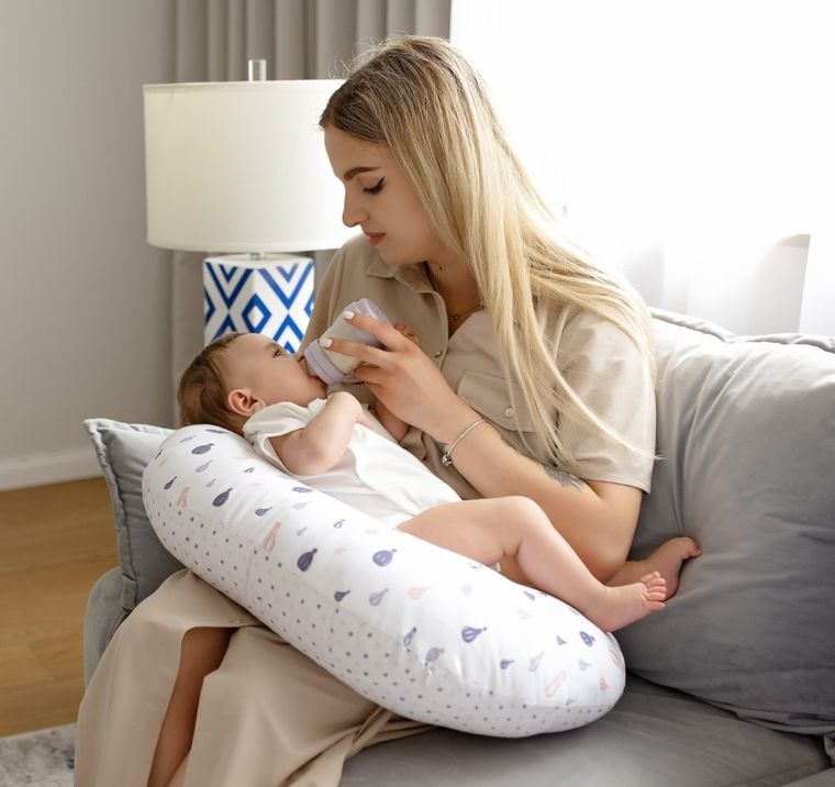 Motherhood, perna de alaptare, standard, baloane violet