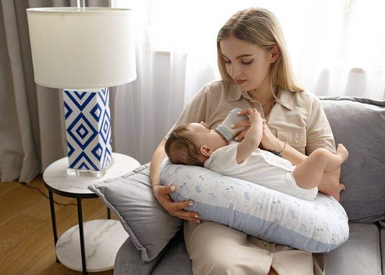 Motherhood, perna de alaptare, standard, ursuleti albastri