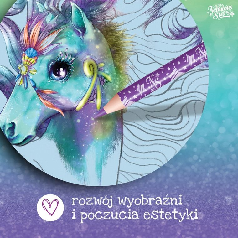 Nebulous Stars, Calutii Ariaz si Joyiaz, caiet de schite cu creioane colorate si stickere