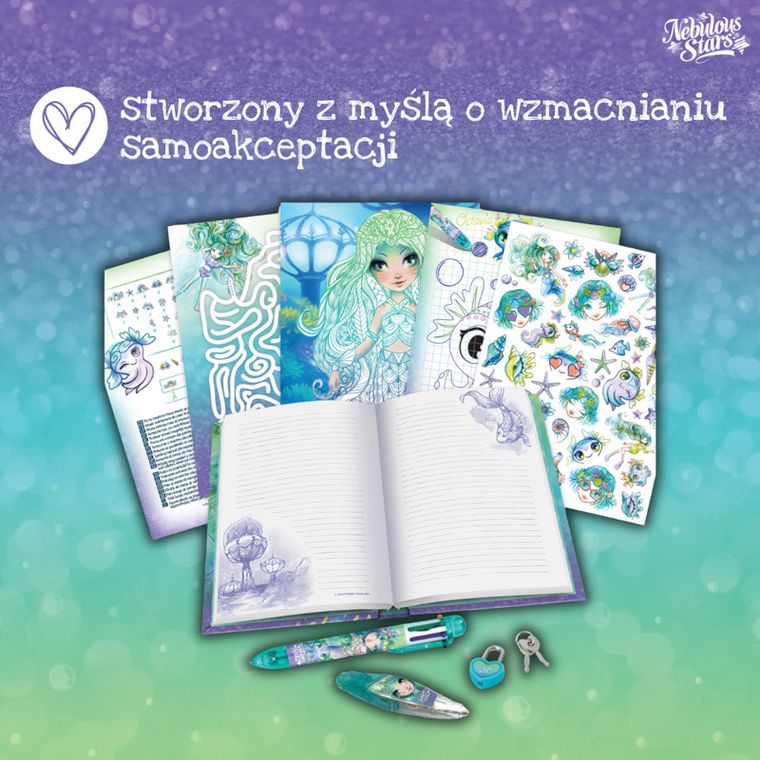 Nebulous Stars, Marinia, jurnal cu lacatel si aplicator de modele