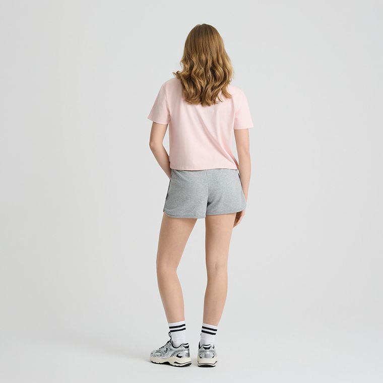 Pantaloni scurti din bumbac pieptanat NOWEAR