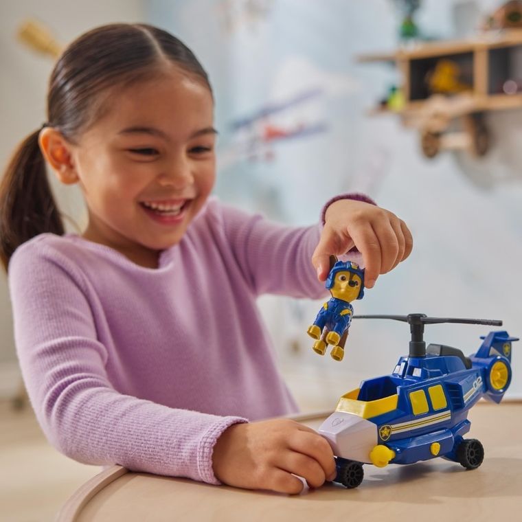 Paw Patrol, Air Rescue, Chase, elicopter cu figurina