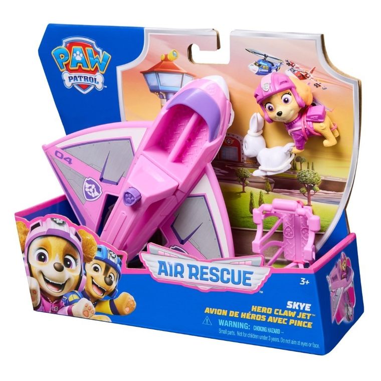 Paw Patrol, Air Rescue, Skye, avion cu figurina