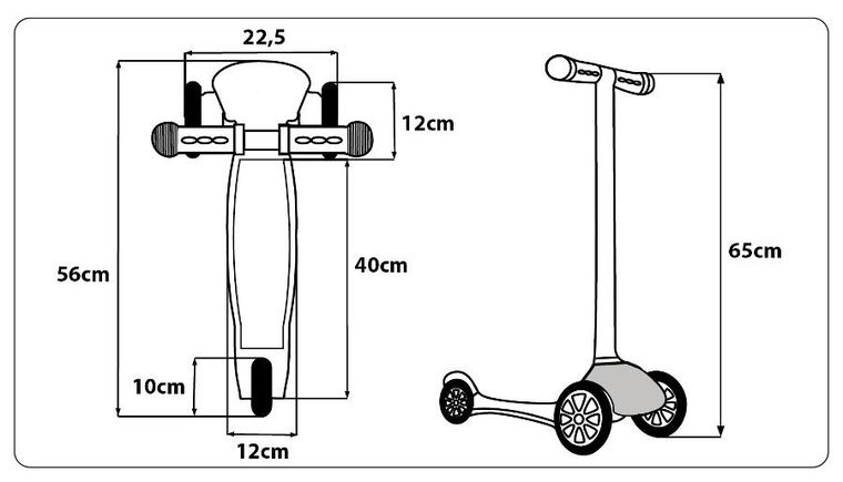 Paw Patrol, trotineta cu 3 roti