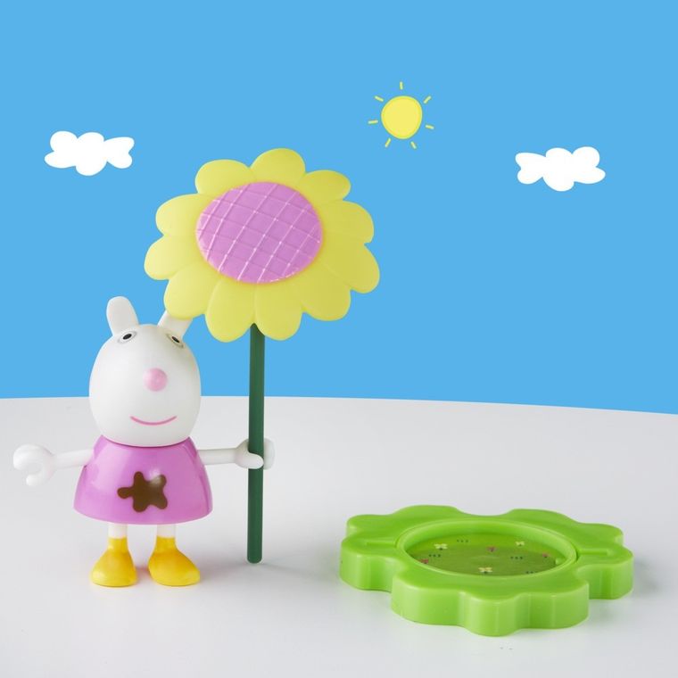 Peppa Pig, Muddle Puddle Suzy, figurina si akcesoria