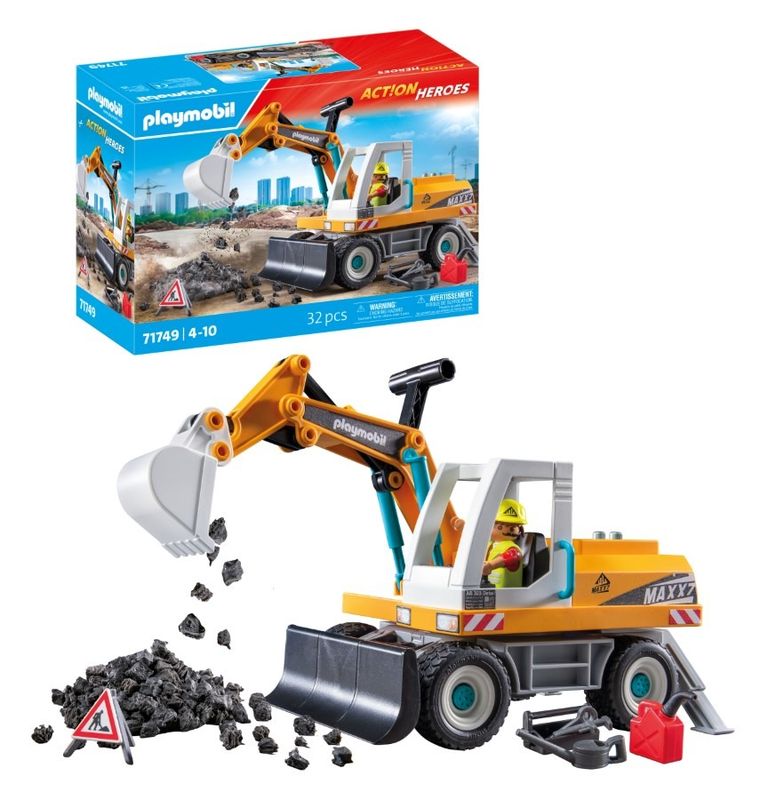 Playmobil, Action Heroes, Excavator mare, 71749