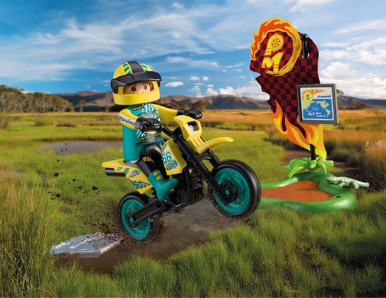 Playmobil, Cars, Motocicleta de teren, 72065