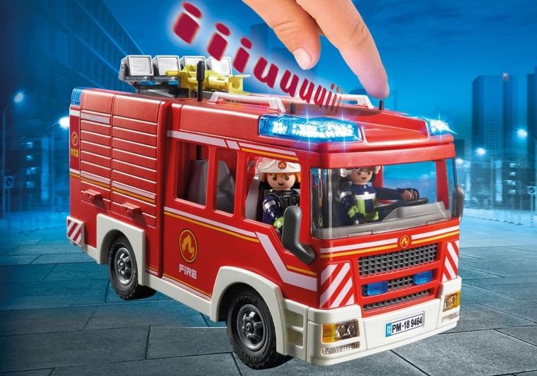 Playmobil, City Action, Masina de pompieri cu furtun, 9464
