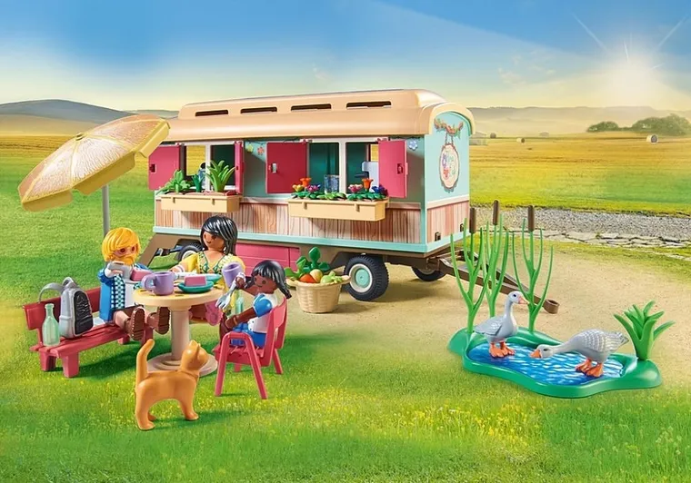 Playmobil, Country, Cafenea pe roti primitoare, 71441