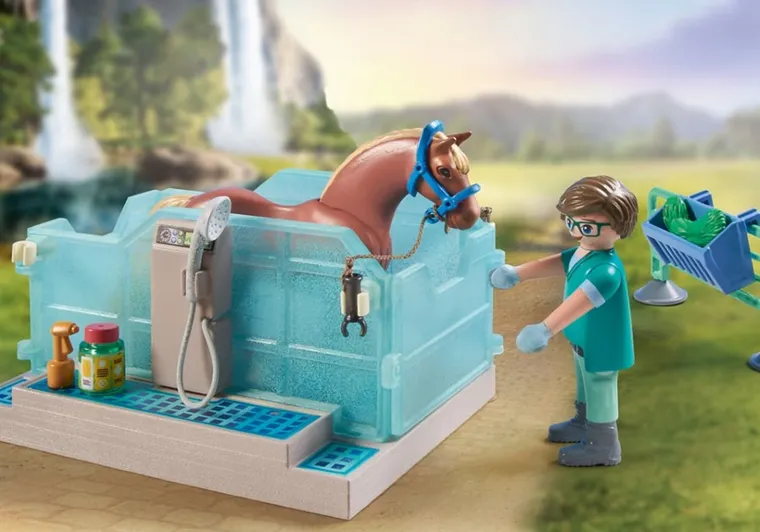 Playmobil, Horses of Waterfall, Hipoterapia si clinica de animale, 71352
