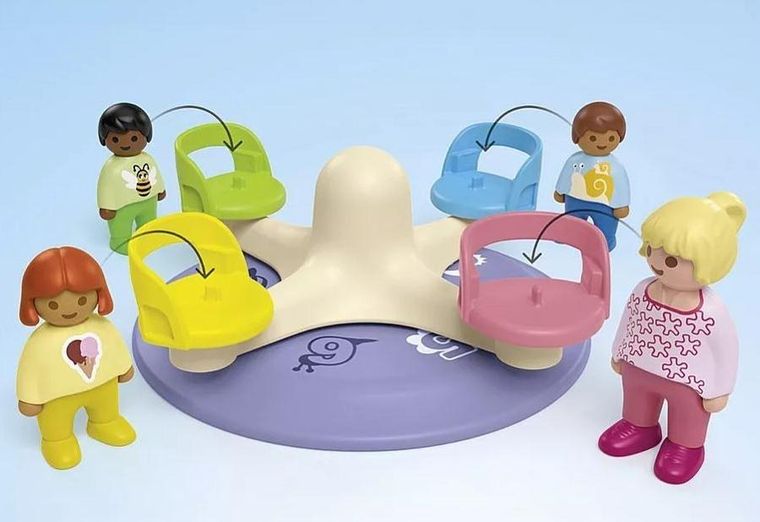 Playmobil, Junior, Carusel cu cifre, 71701