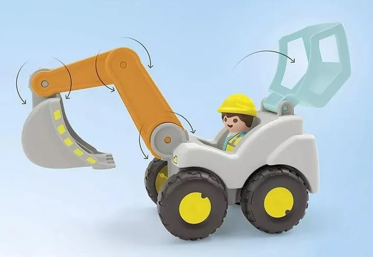 Playmobil, Junior, Excavator, 71684