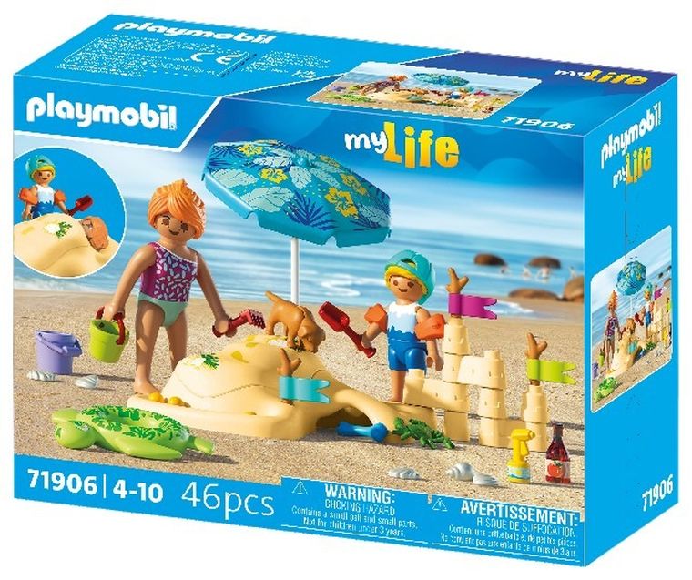 Playmobil, My Life, Familie pe plaja, 71906
