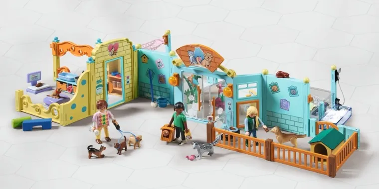 Playmobil, My Life, Hotel pentru animalute, 71742