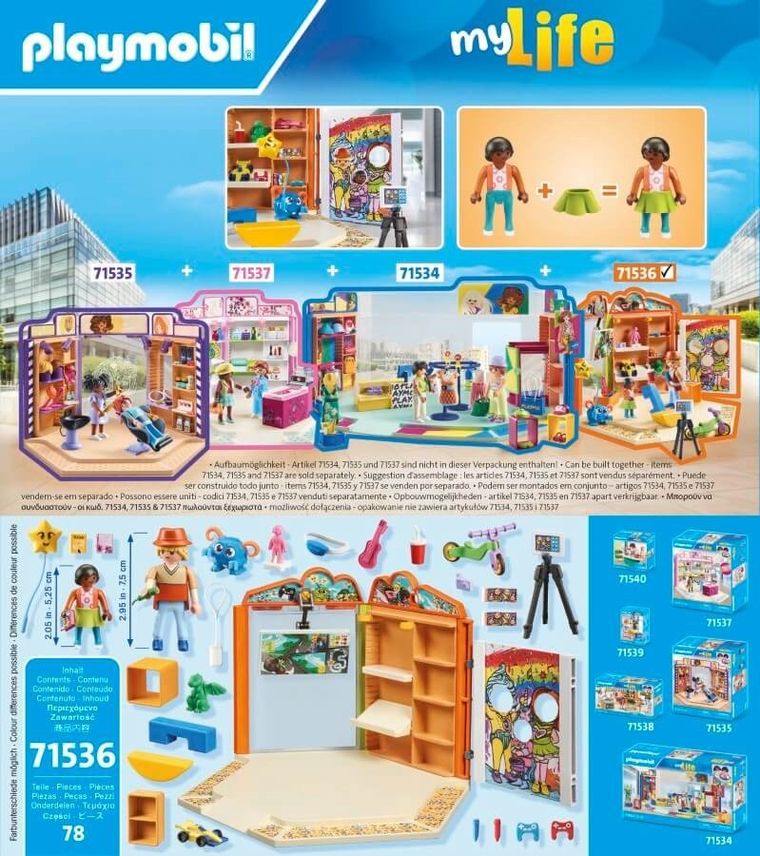 Playmobil, My Life, Magazin de jucarii, 71536
