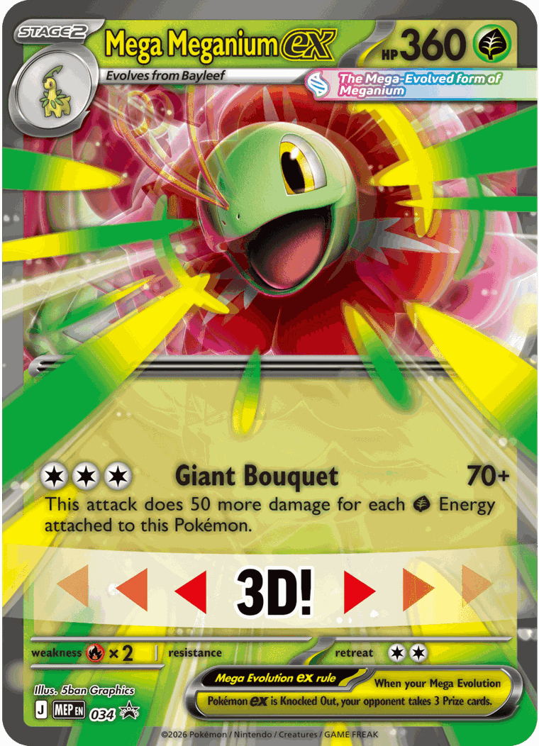 Pokemon TCG: Mega Evolution, Ascended Heroes, Mega Meganium ex Box, joc de carti