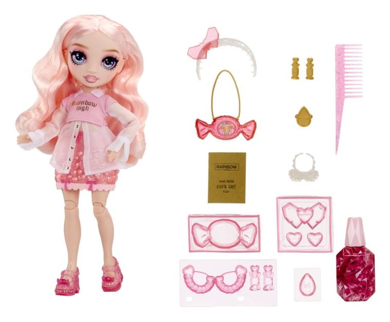 Rainbow High, Creative Crystals, Bella, papusa fashion