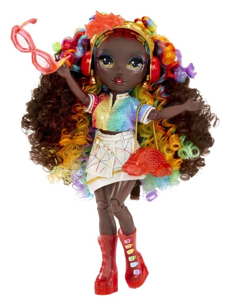 Rainbow High, Creative Crystals, Iris Bow, papusa fashion