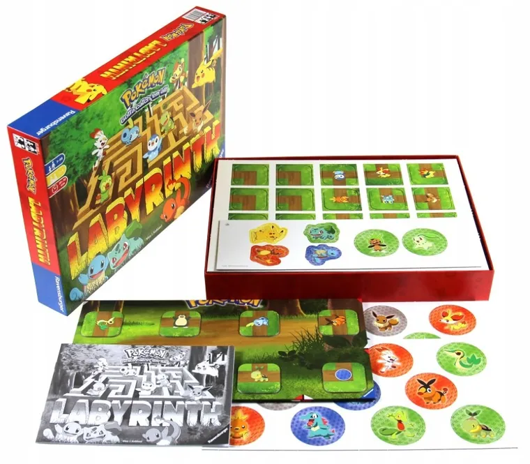 Ravensburger, Labyrinth Pokemon, joc de familie