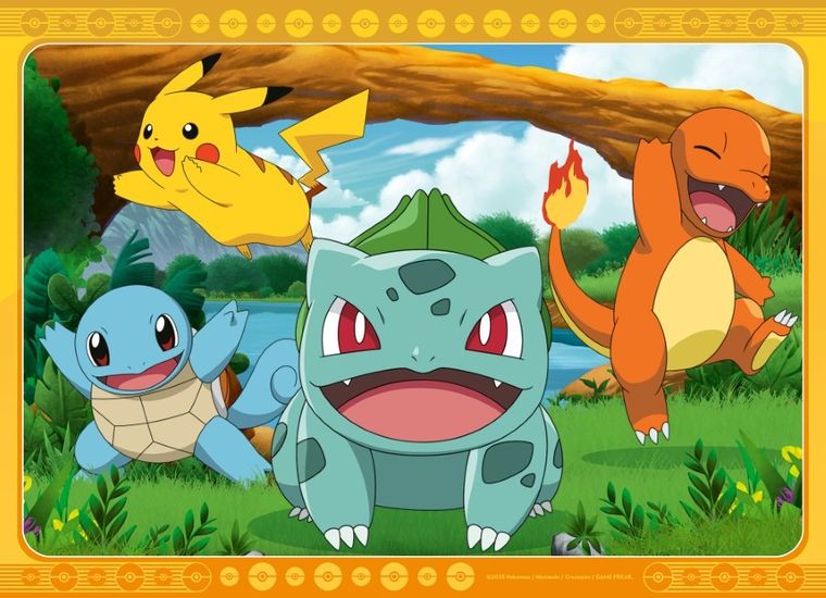 Ravensburger, Pokemon, puzzle, 4-100 piese
