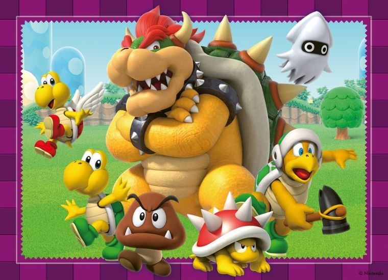 Ravensburger, Super Mario, puzzle, 4-100 piese