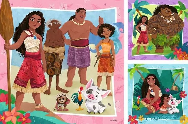 Ravensburger, Vaiana 2, puzzle, 3-49 piese