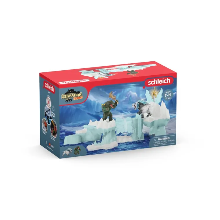 Schleich, Eldrador Creatures, Atac asupra cetatii de gheata, set, 42497