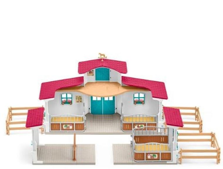 Schleich, Horse Club, Lakeside Horse Club, Centru de echitatie, set, 42567