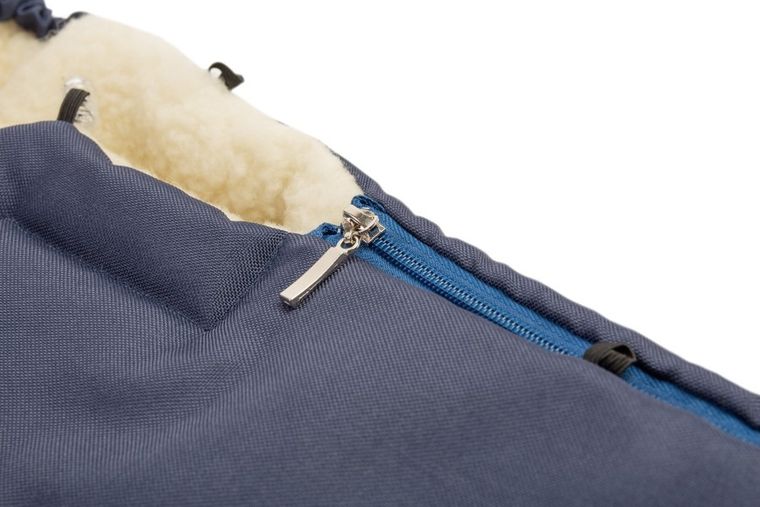 Sensillo, Sac de dormit din lana pentru carucior, Bleumarin, 95-40 cm
