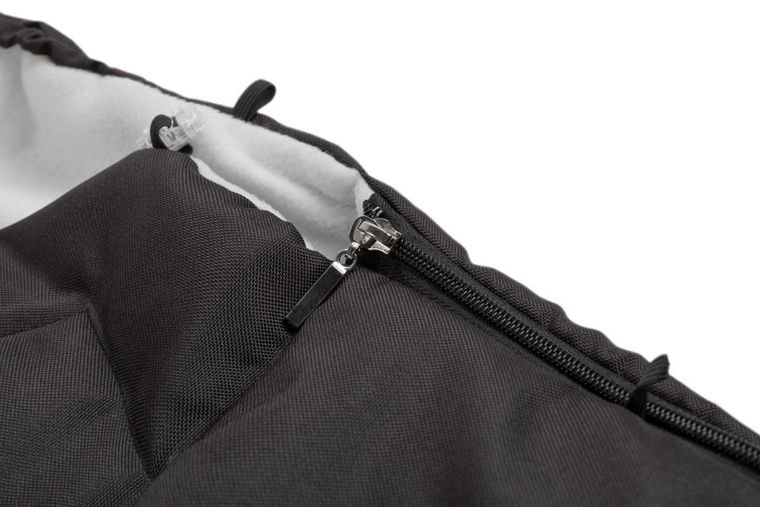 Sensillo, Sac de dormit polar pentru carucior, Negru, 95-40 cm