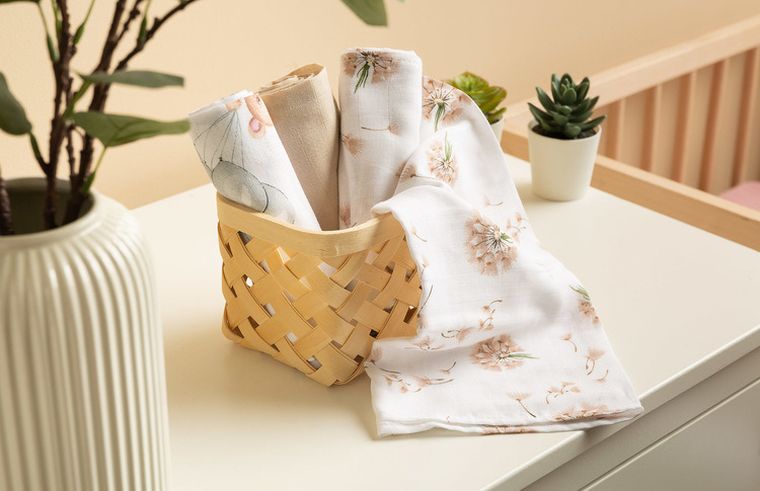 Sensillo, Ursulet, scutec din muselina, 70-80 cm, 3 buc.