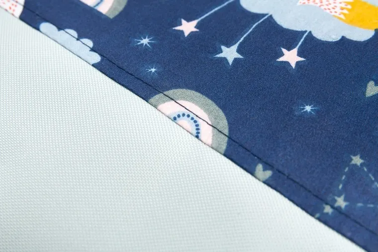 Sensillo, Vulpite, cos pentru jucarii, mediu, bleumarin