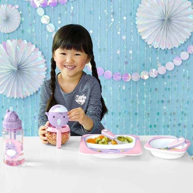 Skip Hop, Zoo, pahar pentru gustari, Narval, 222 ml