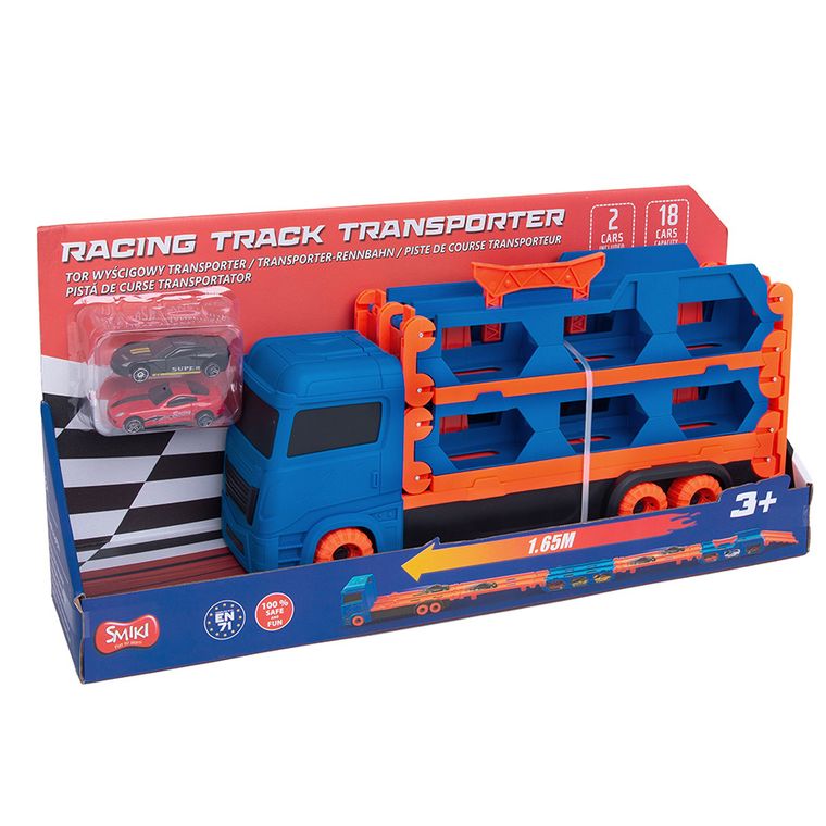 Smiki, Camion de remorcare, pista de curse cu vehicule