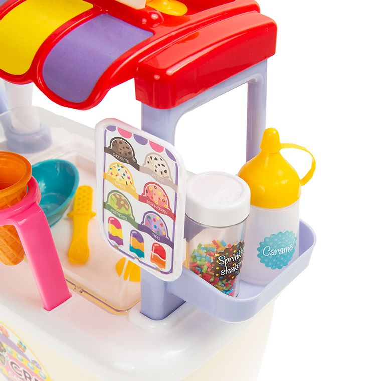 Smiki, Dough Ice Dream Cart, Carucior cu inghetata, plastilina
