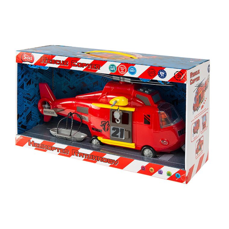 Smiki, Elicopter de salvare, vehicul cu sunet si lumina