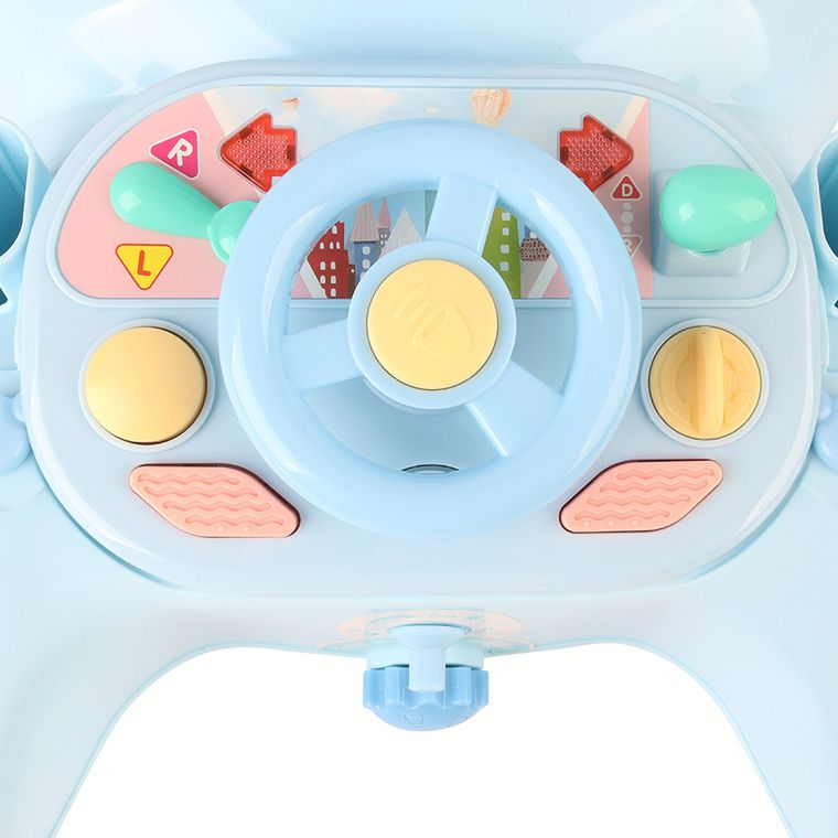 Smiki, Interactive Baby Walker, antemergator, avionas, albastru