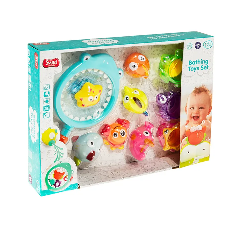 Smiki, joc de pescuit, jucarie de baie, set