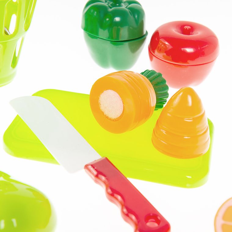 Smiki, Legume si fructe, set de taiat