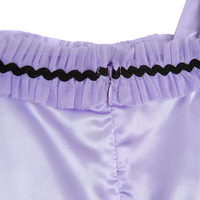 Smiki, Liliac, rochie cu bentita si aripi, costum pentru copii, violet