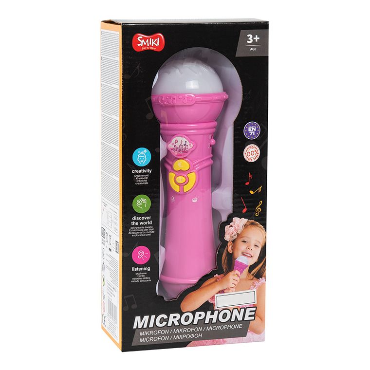 Smiki, microfon interactiv, roz