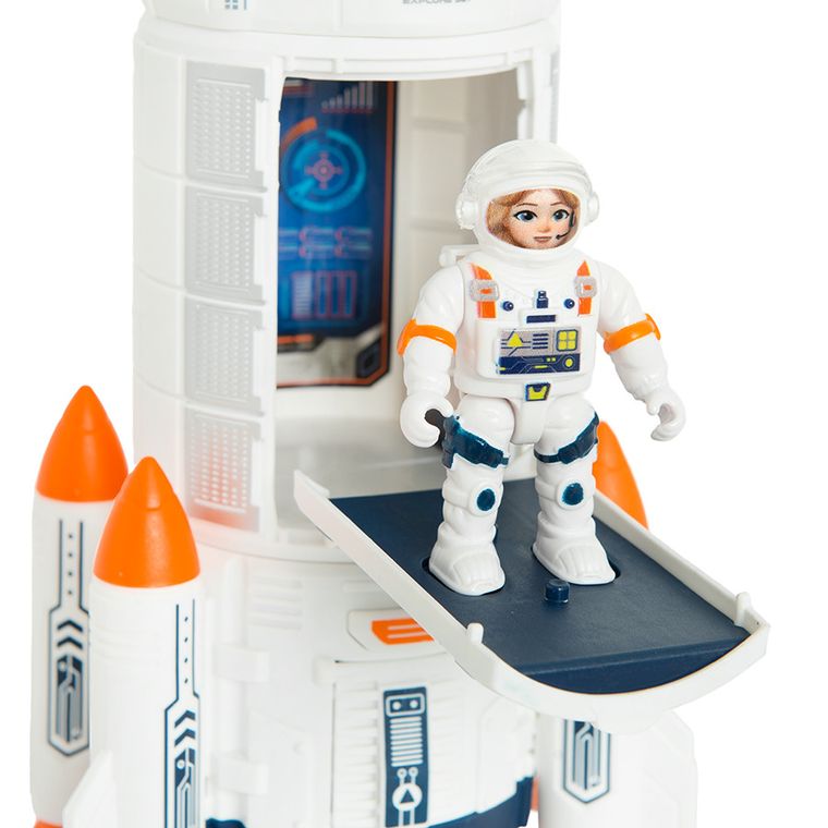 Smiki, nava spatiala cu aburi, set cu figurine